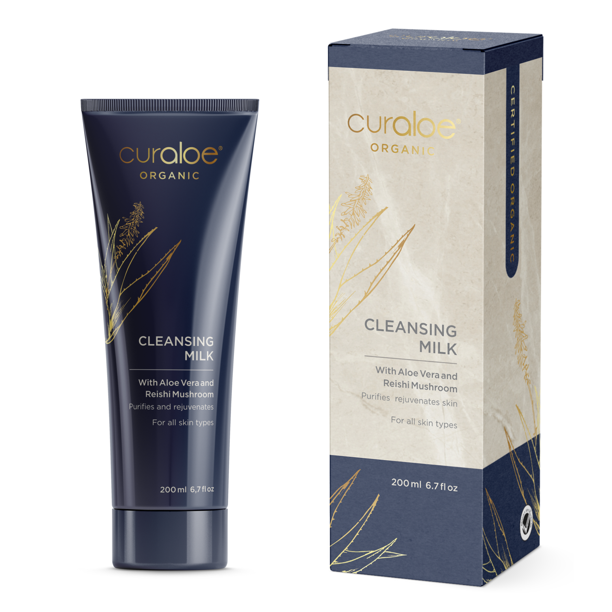 Curaloe Reinigungsmilch Bio