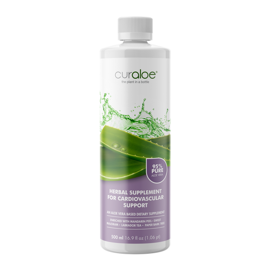 Curaloe Aloe Vera Gesundheitssaft zur kardiovaskulären Unterstützung