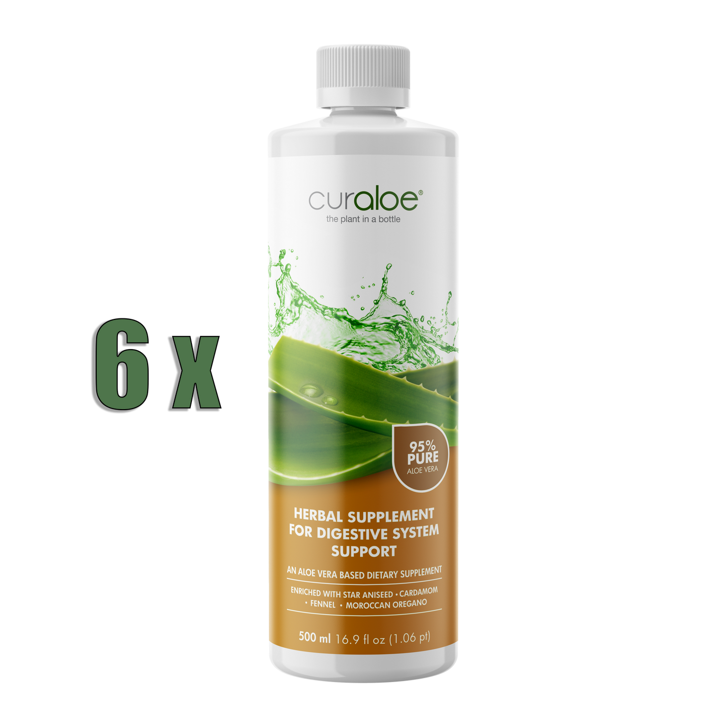 Curaloe Aloe Vera Saft zur Unterstützung des Verdauungssystems